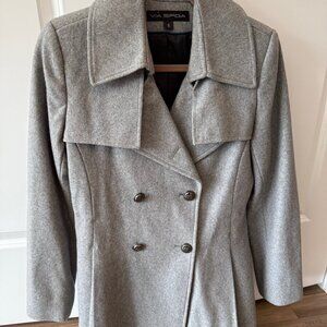 Via Spiga Wool Grey Coat